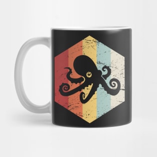 Retro Vintage Octopus Icon Mug